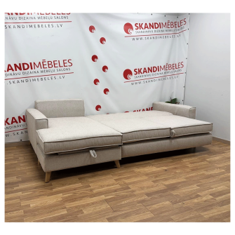 Sofa COPENHAGEN SLEEPING (Left corner, extendable)(Beige)(Exposition)